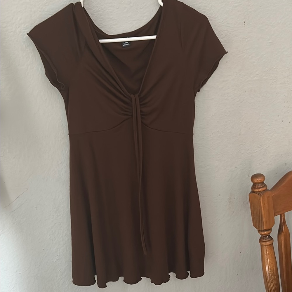 Elegant Brown Women's dress